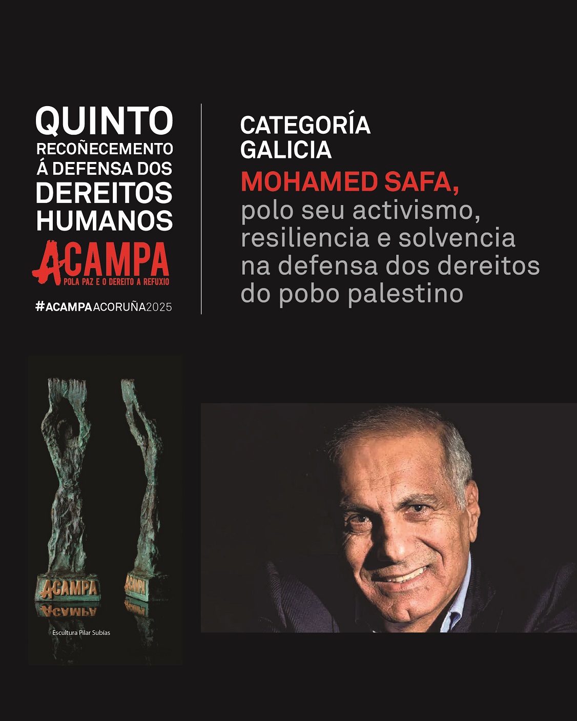 acampa 2025 recoñecemento dereitos humanos mohamed safa